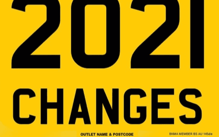 2021 licence plate changes